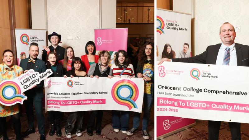 Limerick schools honoured for promotion of LGBTQ+ inclusivity