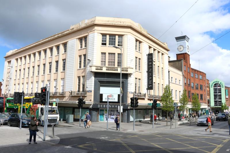 Builders move on site at former Debenhams building in Limerick