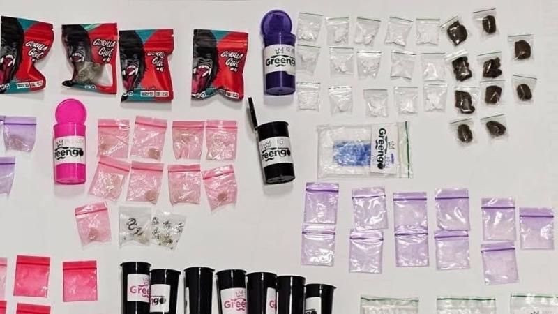 Food delivery rider arrested after being found with €14,000 worth of various illicit drugs