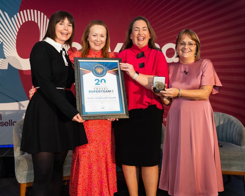 Kildare&nbsp;travel counsellors part of award-winning team