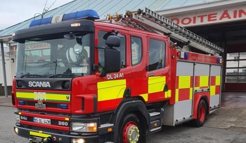 Firefighters tackle blaze at Famine Village on the Isle of Doagh