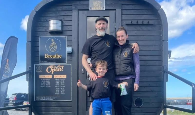 Louth man has opened his dream sauna business on the beachfront to &lsquo;bring people together&rsquo; 