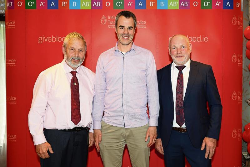 Longford man honoured for donating 100 pints of blood