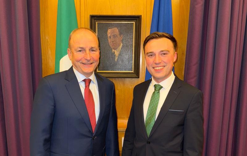 Ryan O'Meara An Taoiseach Micheál Martin 