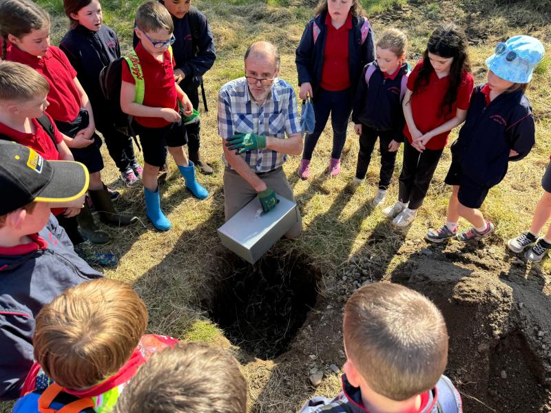 Offaly company celebrates 25 years in business with tree planting and time capsule project
