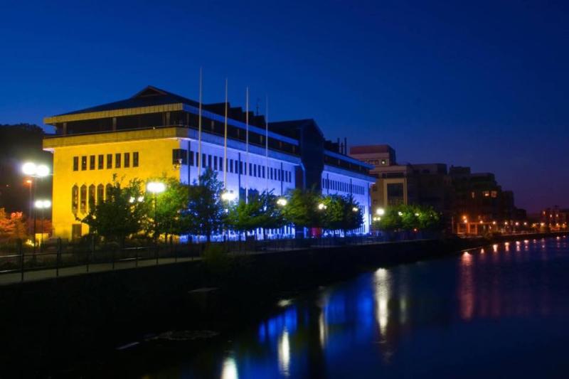 Derry and Strabane Council buildings light up to raise awareness for Foster Care Fortnight