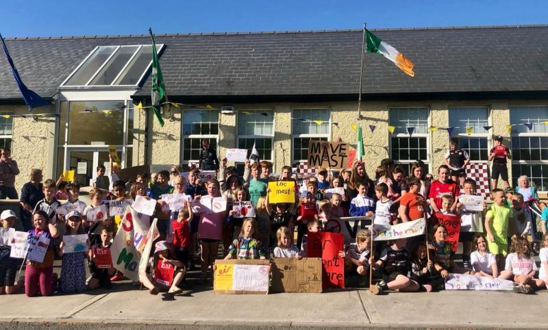 Cloughjordan Move the Mast protest