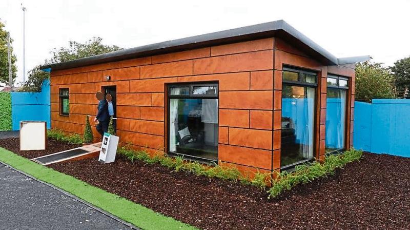 Preview of rapid-build modular housing set for Limerick