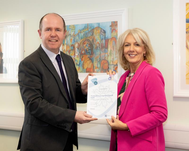 St. Cecilia&rsquo;s College wins prestigious 'Excellence in Pupil Development Award'