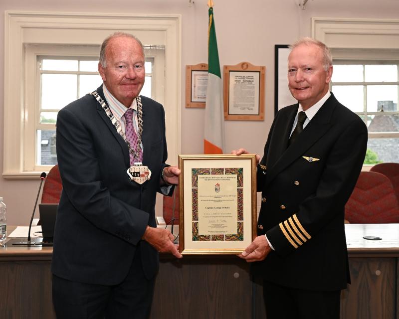 Kilkenny man with glittering career honoured after four decades of service 