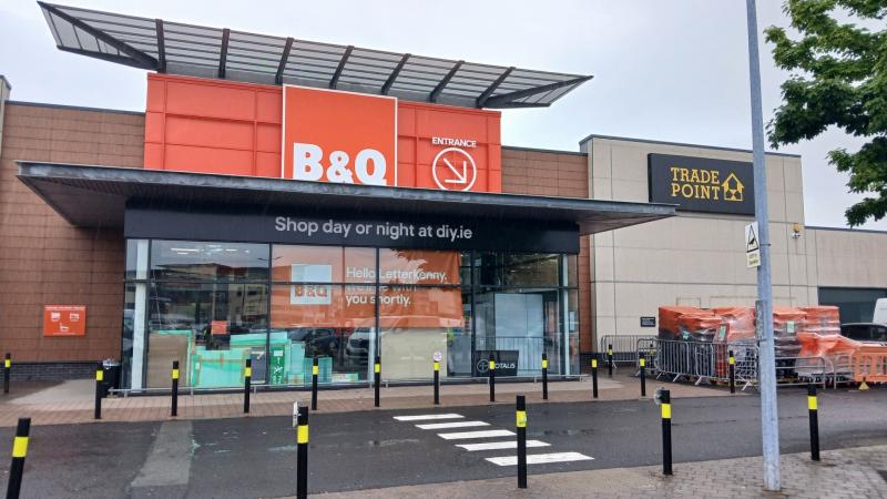 B&Q set to open in Letterkenny next Friday