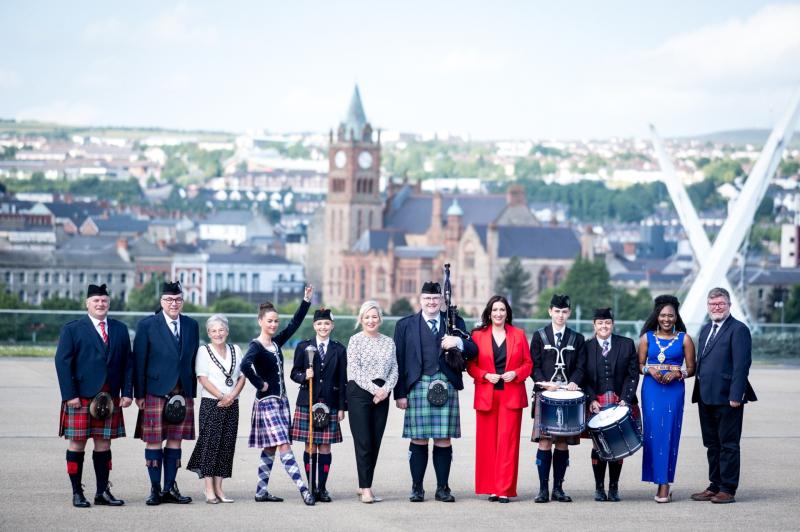 Mayor welcomes confirmation of All-Ireland Pipe Band Championships in Derry