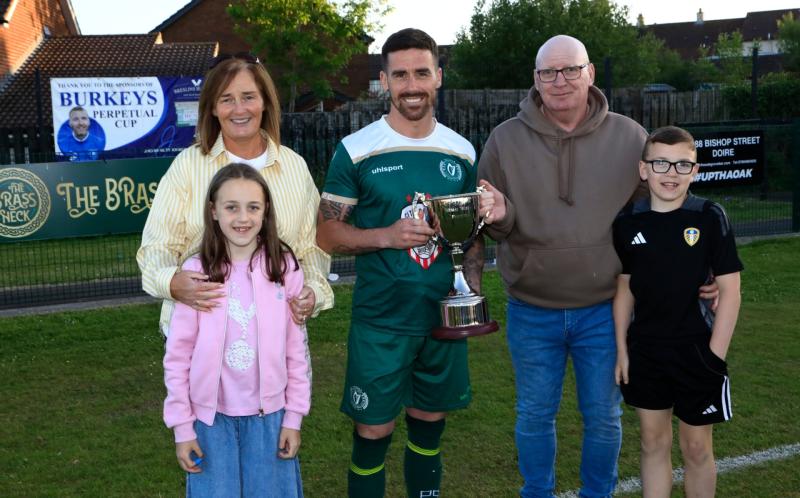 Dominant Foyle Harps crowned 'Burkey Cup' champions