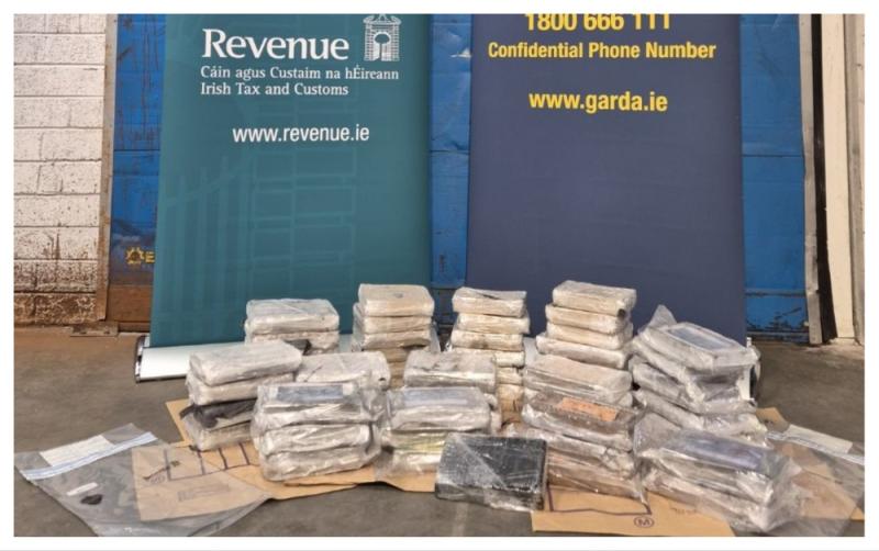 Two arrested following Revenue seizure of over €5 million worth of heroin and cocaine 