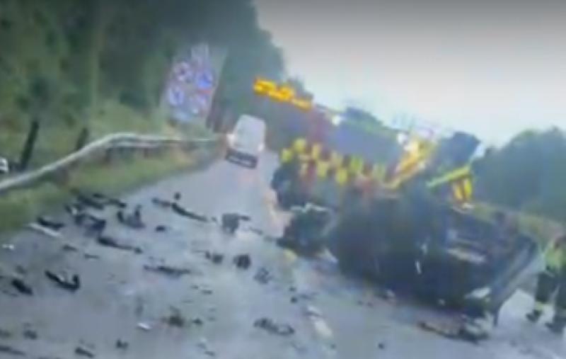 Investigation underway after engine 'ripped' from car in high-speed collision in Clare