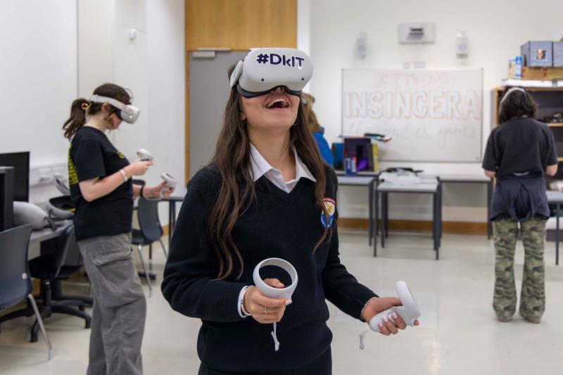 Exciting Girls in Immersive Tech event at Dundalk IT
