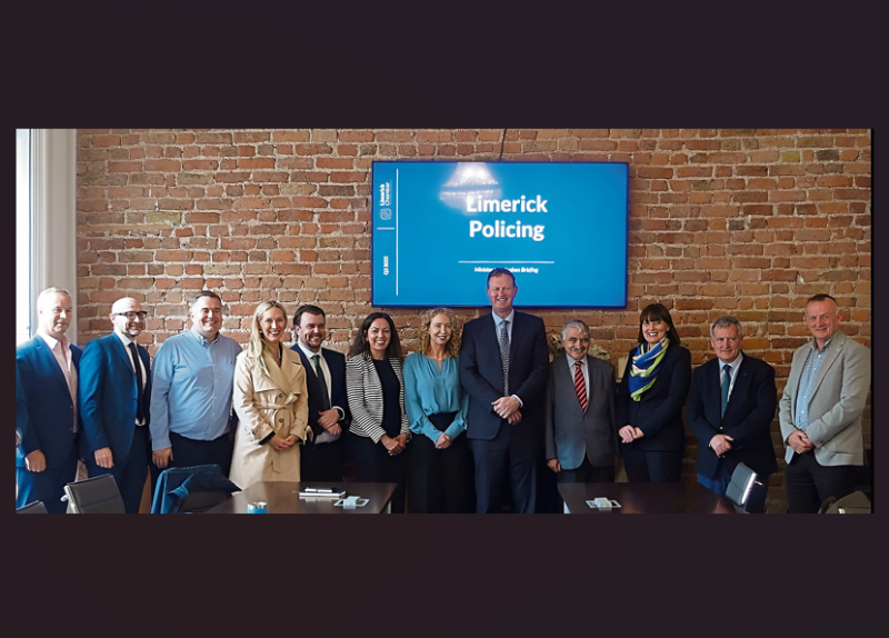 Limerick Chamber champions visible policing for city centre in meeting with Minister for Justice
