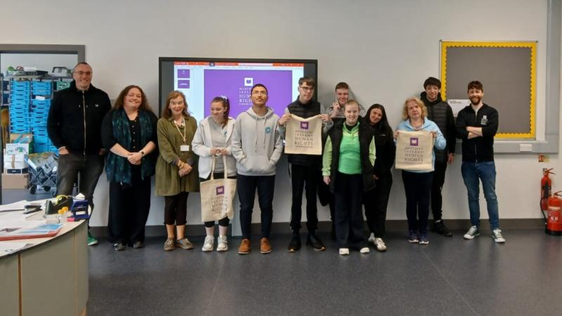 Human Rights Commission workshops in Ardnashee School and College