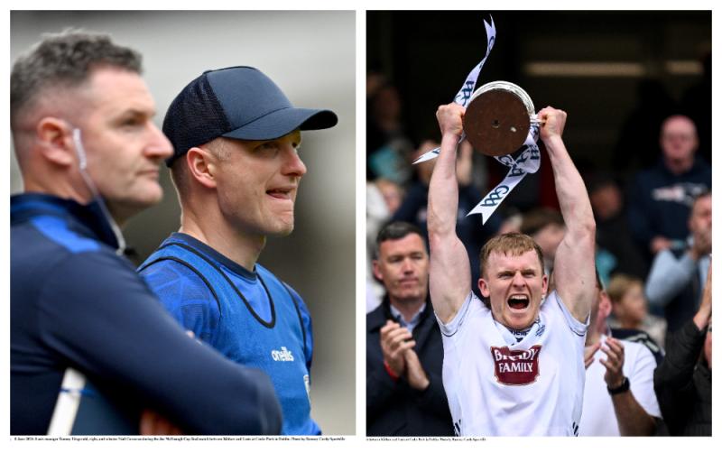 Laois senior hurling manager Tommy Fitzgerald reacts to Joe McDonagh final defeat to Kildare