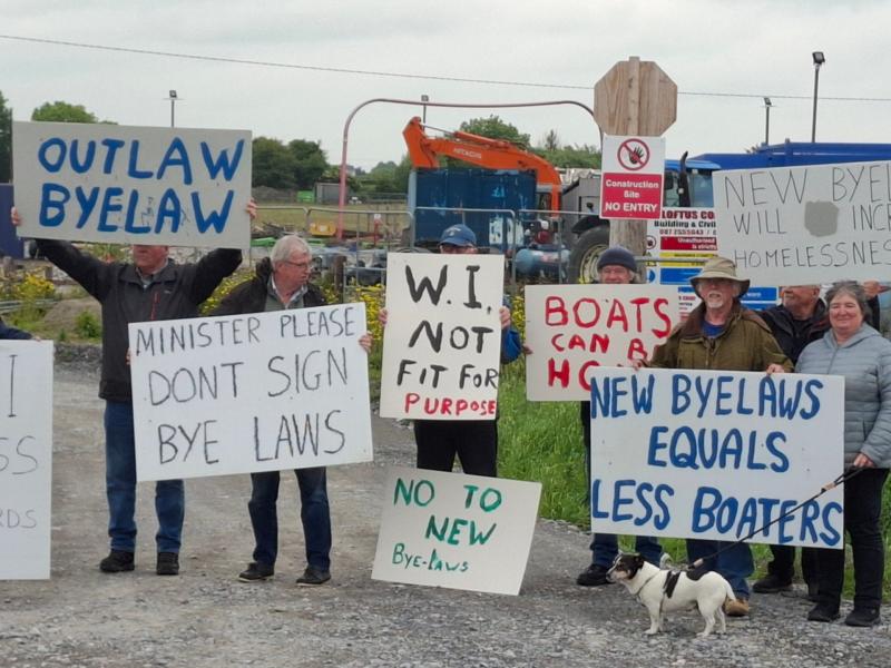 Waterways bye-laws protesters