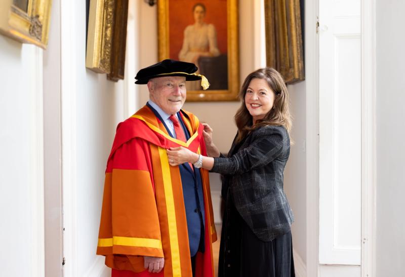 Honorary doctorate for Clare businessman in recognition of his contribution to the Mid-West
