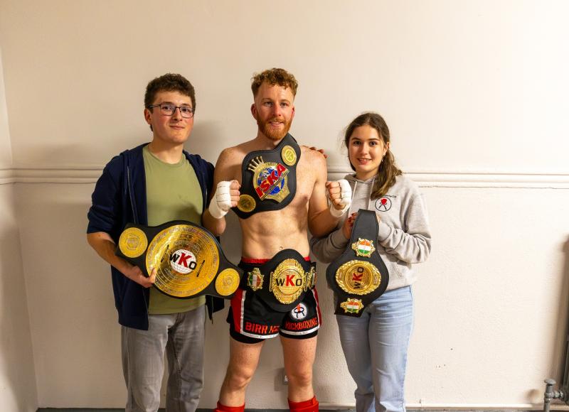 Offaly kickboxer wins national title at very successful event