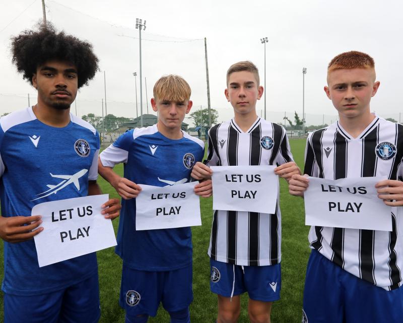 &lsquo;Let us play&rsquo;: Young Limerick soccer stars benched in shock 'termination of their season'