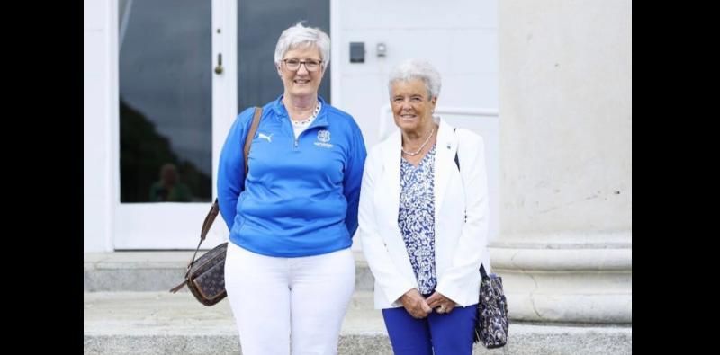 'Two legends'- Waterford ladies welcomed to &Aacute;ras an Uachtar&aacute;in for special celebration
