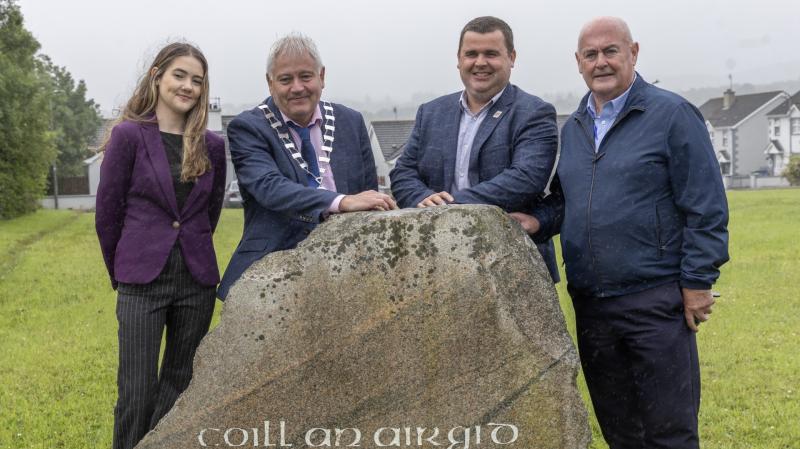 Lifford-Stranorlar elected members visit  Ballybofey social housing construction