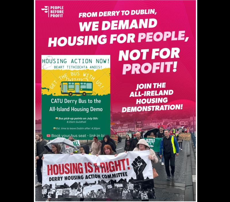 'Housing is for People, Not for Profit'  - Cllr Shaun Harkin