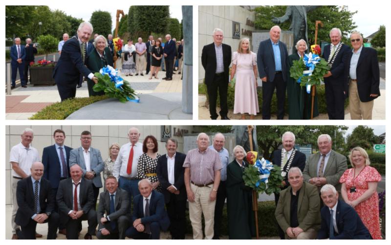 PICTURES: Wreath laying at statue of Laois revolutionary