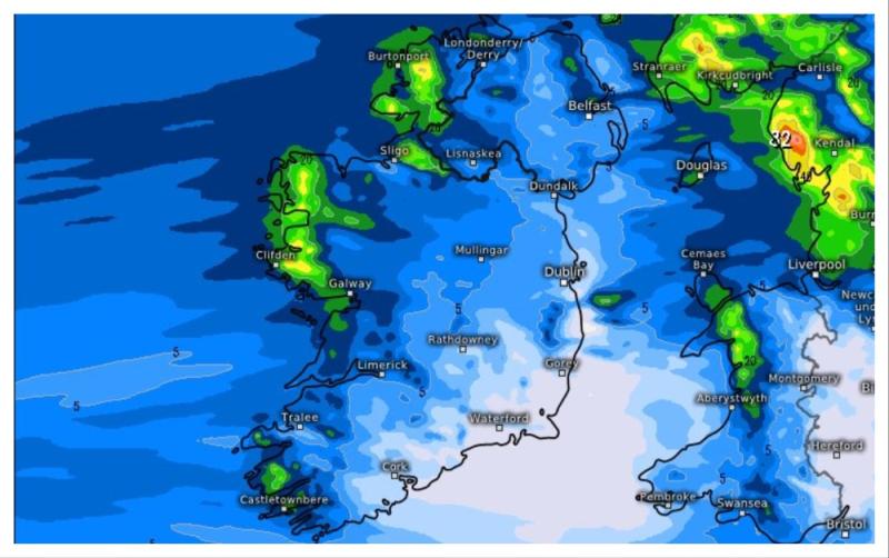 Met Éireann pinpoints when we can expect improvements to weather in latest weekend forecast