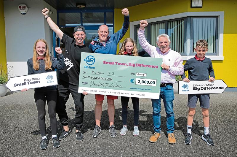 Longford school wins €2,000 towards new astro turf and sensory play area