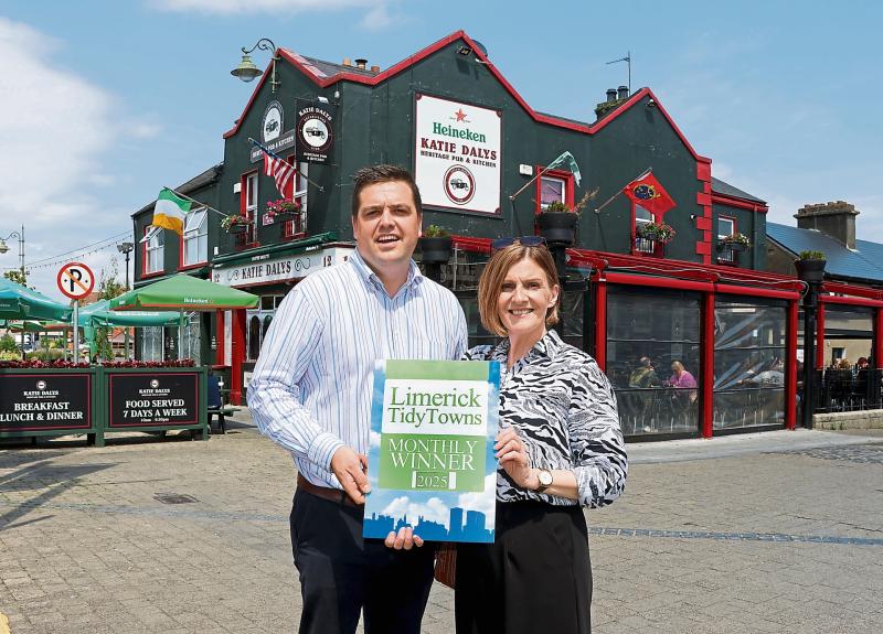 Popular pub beside Limerick's King John's Castle wins Tidy Towns award