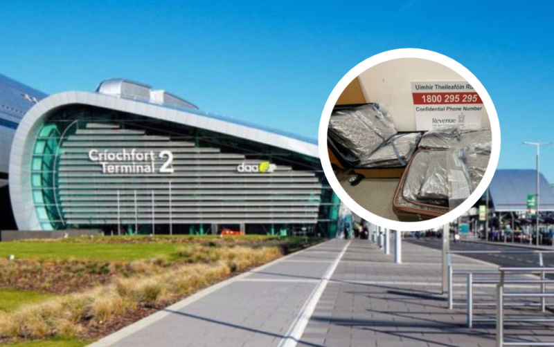 Dublin Airport passengers caught with €1.5m of cannabis stuffed in suitcases