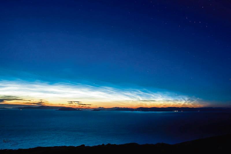 Amazing summer skies and a  heartbeat in space