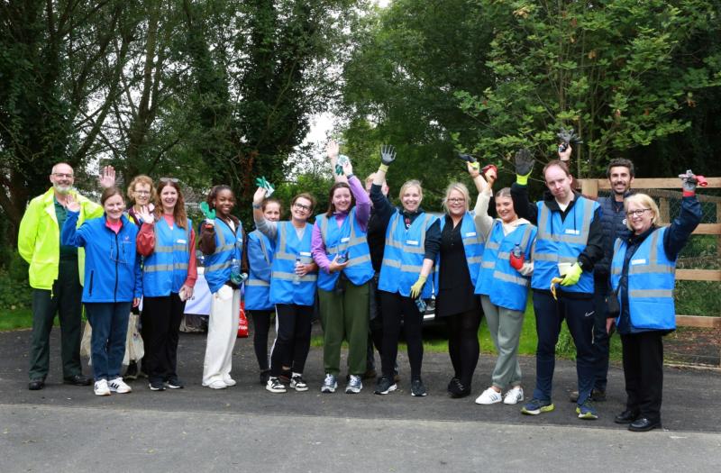 Work underway in Portlaoise Park to tackle invasive plant growing wild 