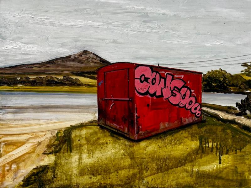 One of David Fox's pieces currently on exhibition at Esker Arts Centre