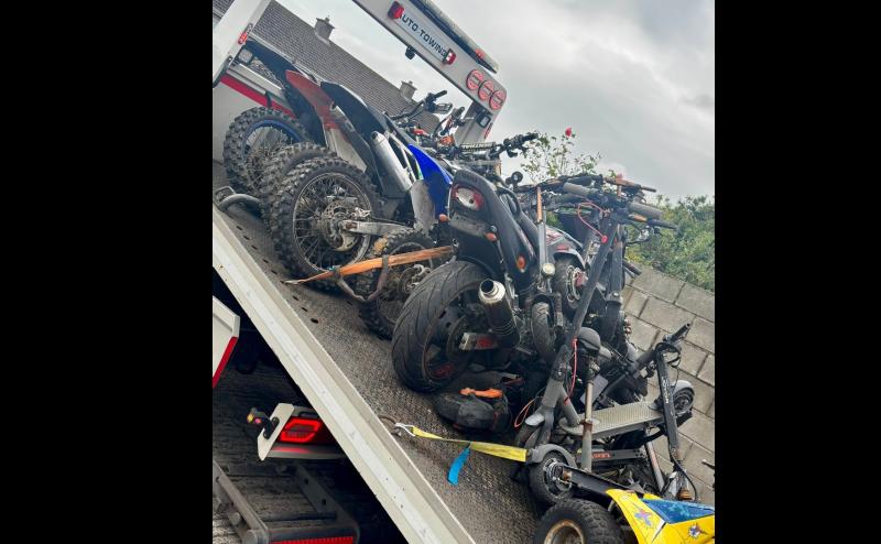 Limerick gardai drive home the law as scramblers and e-scooters seized