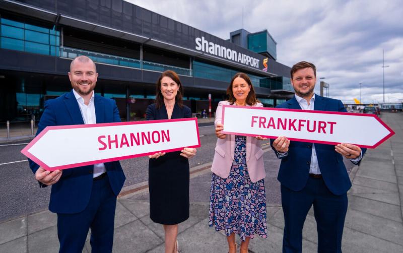 Shannon Airport 'proud to announce' new direct Frankfurt service for 2026