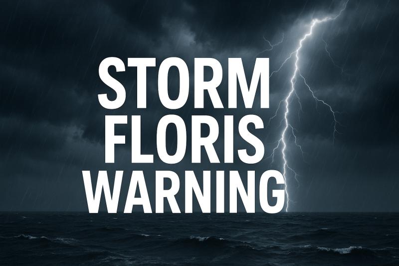 Storm Floris - Met Eireann issues Warnings with structural damage and power outages possible