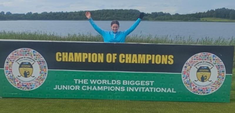 Young Esker Hills golfer competes well in big event