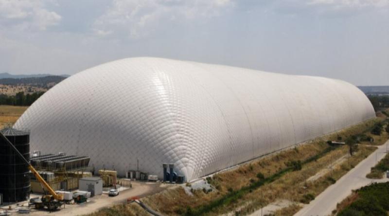 An energy dome similar to those planned for Offaly (Image: Energy Dome website)