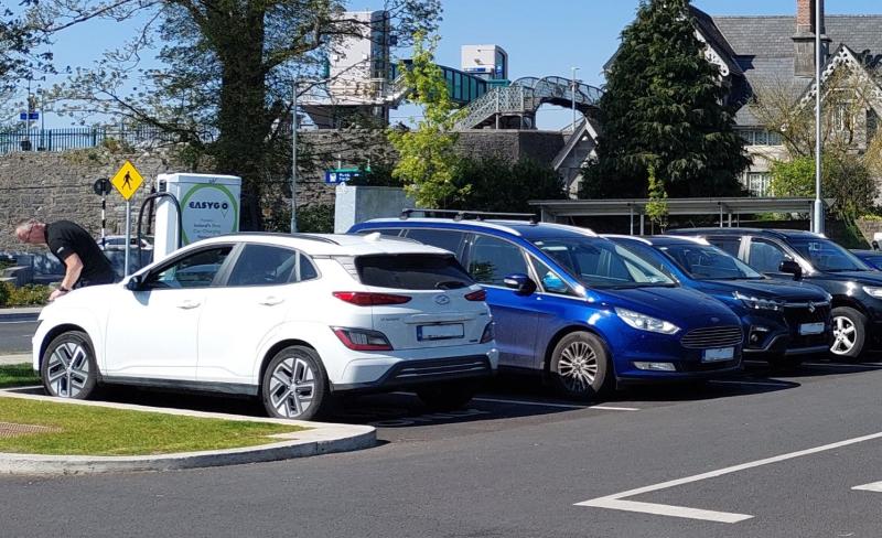 Portlaoise getting most of new Laois electric car charging spaces