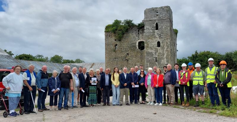 PICTURES: Rural community save 'Bunratty of Laois' from falling down