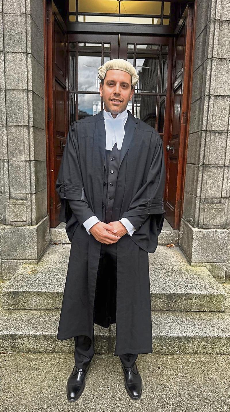 Congratulations: Longford man called to the bar after completing Barrister-at-Law degree