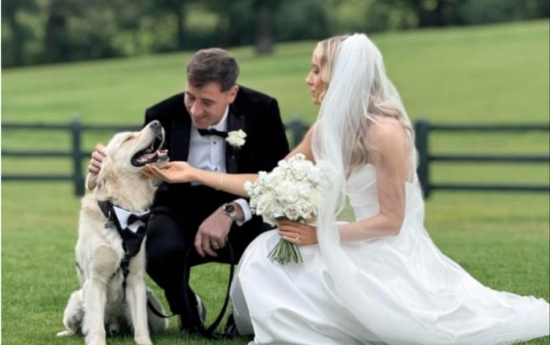 Hurling elite suited and booted as All-Star weds long-time love Elaine in lavish ceremony