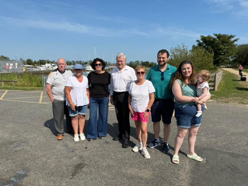 SDLP Mid Ulster Welcomes Party Leader to Lough Neagh Shore
