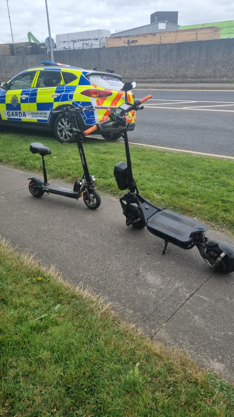 Dundalk Gardai carry out e-scooter clampdown