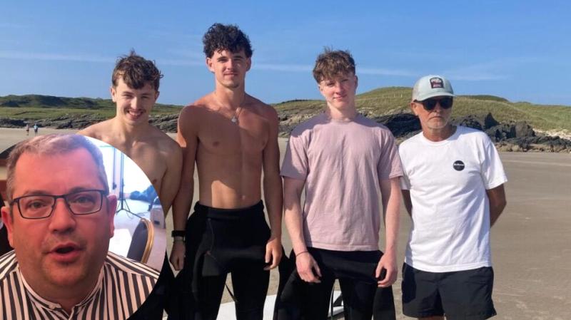 Man and children saved by heroes are 'grateful to be alive' and on the mend